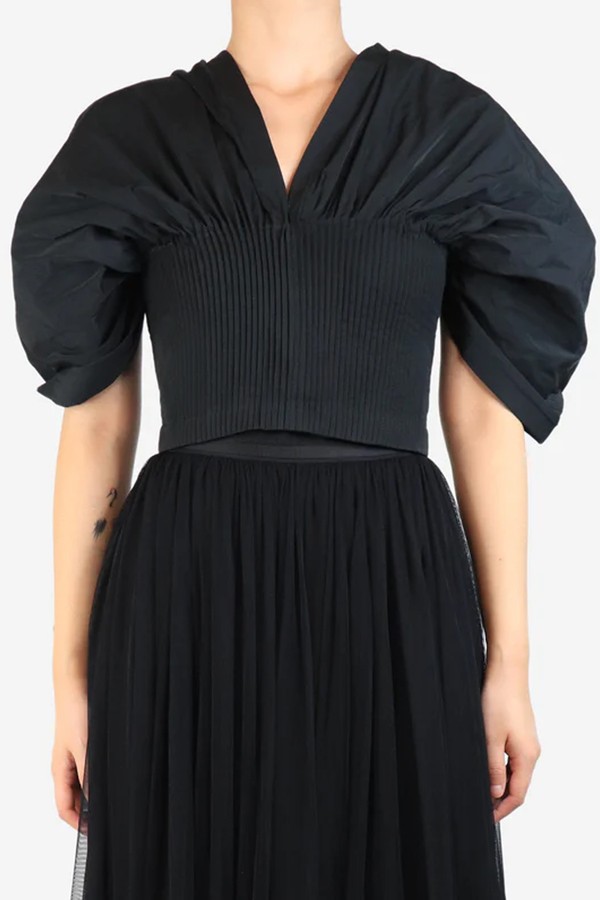 Puffed Sleeve Crop Top from Jonathan Simkhai