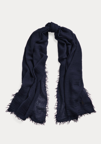 Fringe Crinkle Scarf