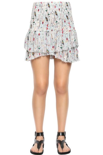 Printed Silk Chiffon Skirt from Isabel Marant