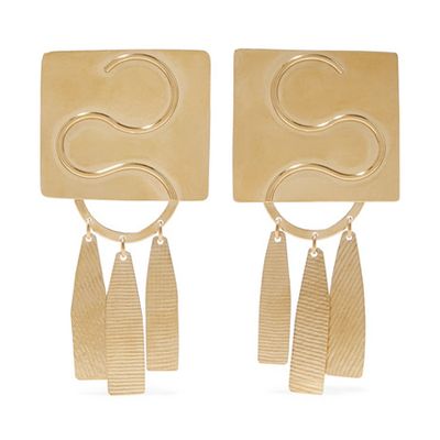 Clea Gold-Tone Earrings from Annie Costello Brown