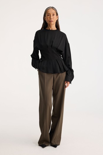 Sculptural Satin Top  from Róhe