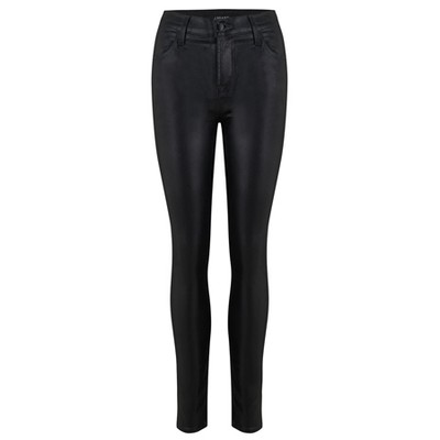 Maria Coated Black Skinny Jean from J Brand Jeans