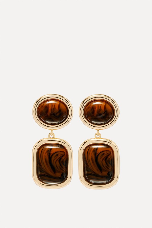 Embellished Drop Earrings from Self-Portrait