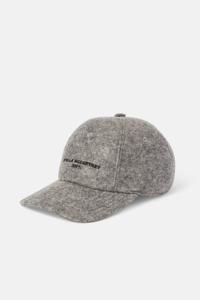 2001 Logo-Embroidered Eco-Felt Hat from Stella McCartney