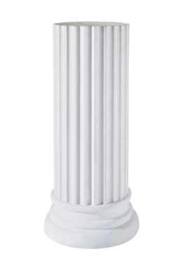 Column Side Table In White Magnesium H82cm from Maisons Du Monde