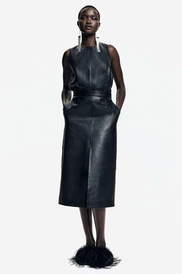 Leather Pencil Skirt from H&M