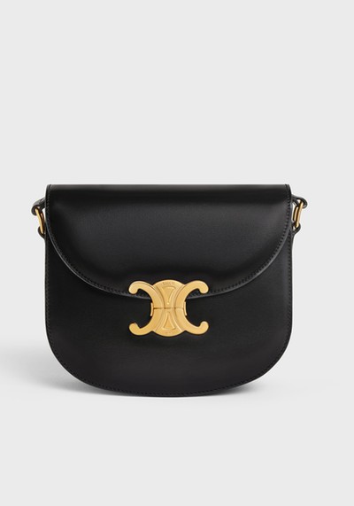 Teen Besace Triomphe In Shiny Calfskin from Celine