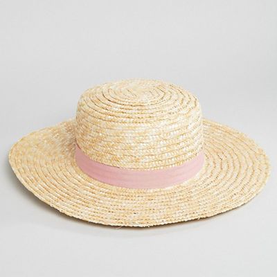 Straw Boater Hat from ASOS