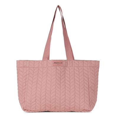 Quilted Cloud Tote In Cardinal Red