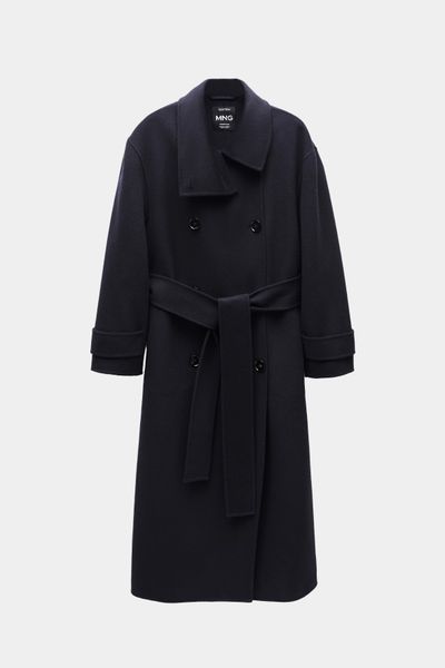 Double-Breasted Wool Coat