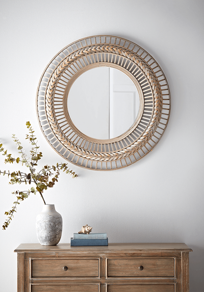 Chevron Frame Mirror, £175 | Cox & Cox