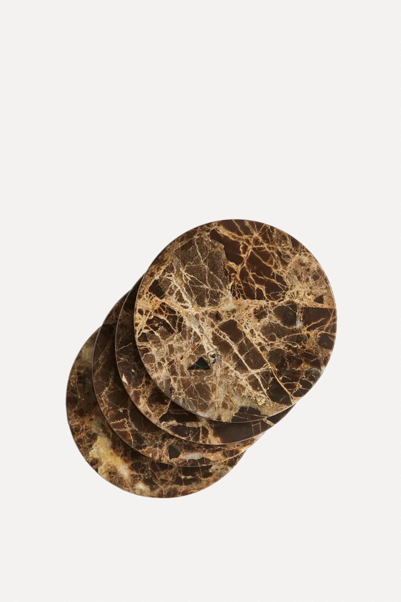 Pack Of 4 Marble Coasters