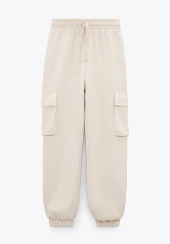 Plush Jersey Cargo Trousers 