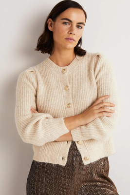 Button Fluffy Cardigan from Boden