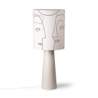 Printed Face Lampshade from Venice Beach House