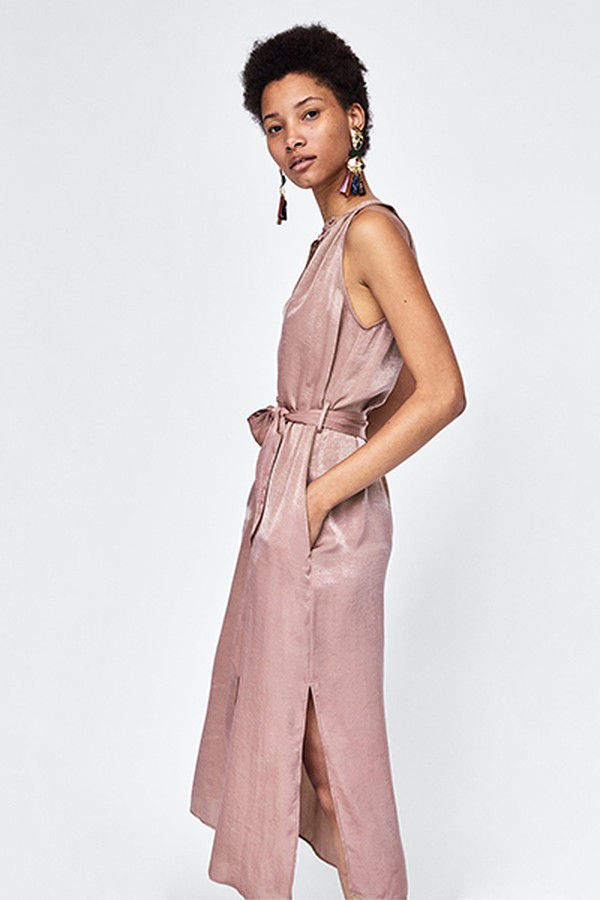 Sateen Dress from Zara