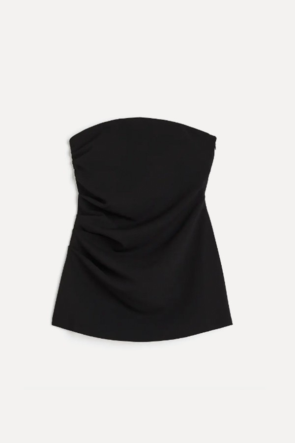Draped Bandeau Top