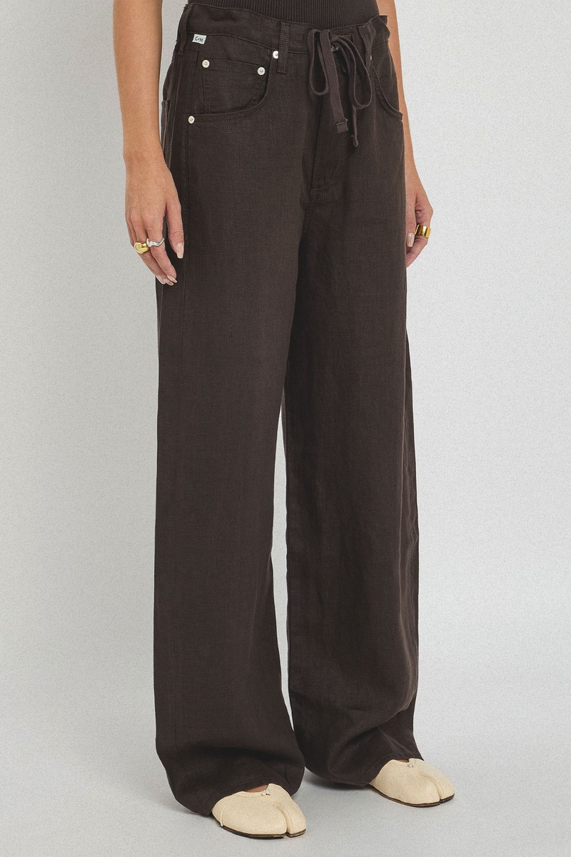 Brynn Drawstring Linen Trousers from CITIZENS OF HUMANITY