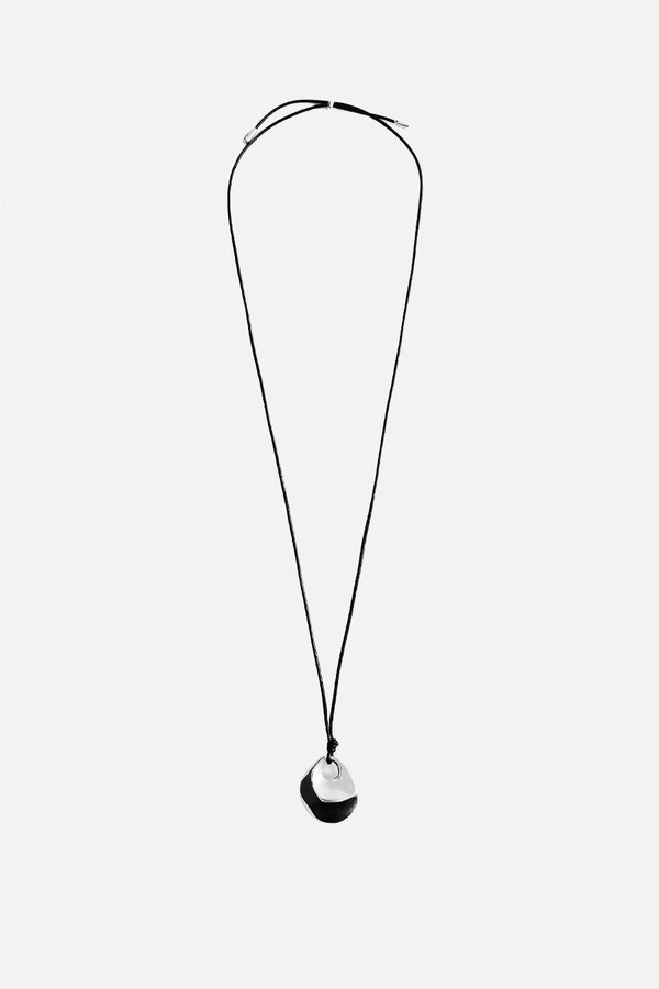 Metal Pendant Necklace from Mango