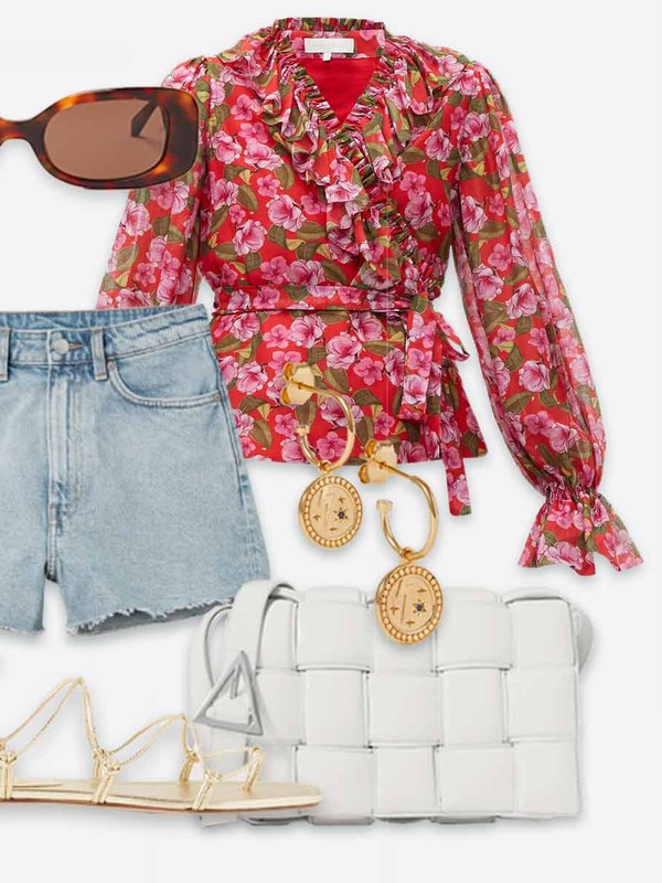 Debit Credit: A Pretty Blouse Look