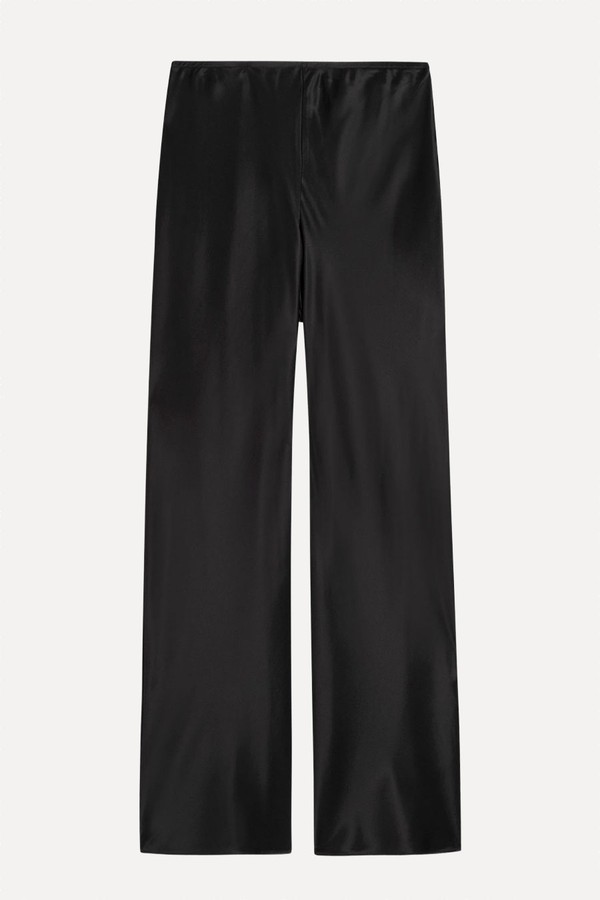 Gale Straight-Leg Satin Trousers from Reformation