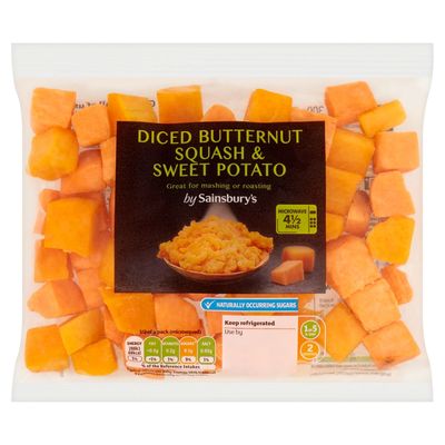 Prepared Butternut Squash & Sweet Potato from Sainsbury's