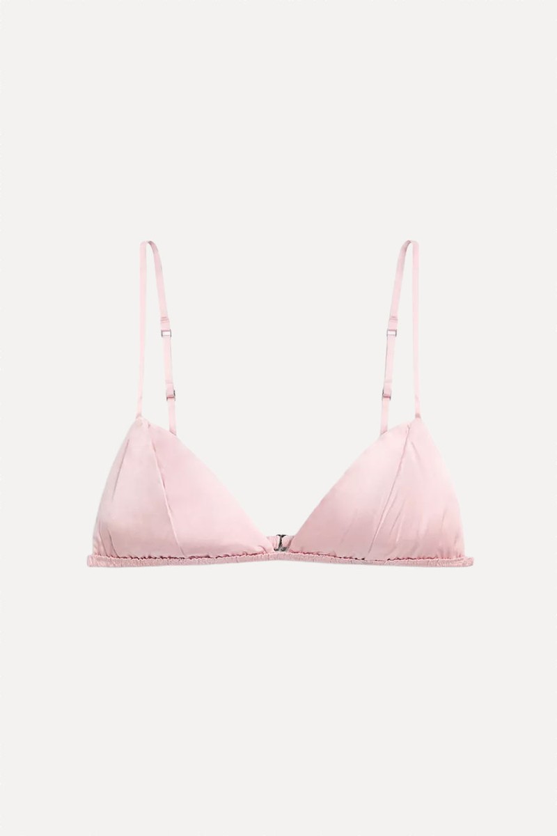 Silk Triangle Top
