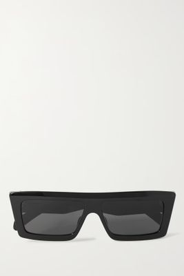 Oversized D-Frame Acetate Sunglasses from Celine Eyewear