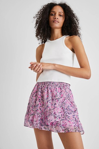 Flores Crinkle Mini Skirt from French Connection