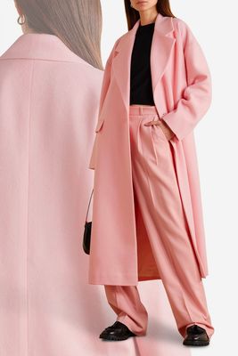 Osa Brushed Wool-Blend Coat from Bougessa