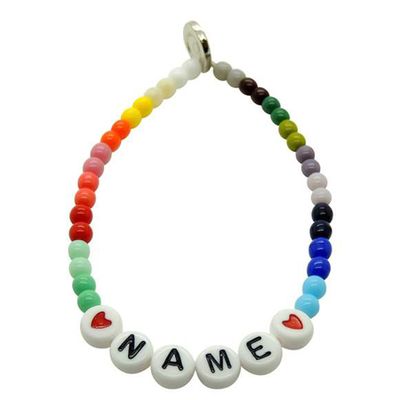 Personalised Name Rainbow Bracelet from Dana Levy
