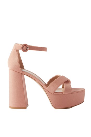 Sheridan Satin Platform Sandals from Gianvito Rossi