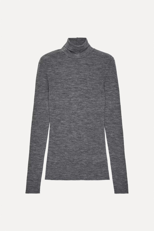 Roll-Neck Wool Top from Arket