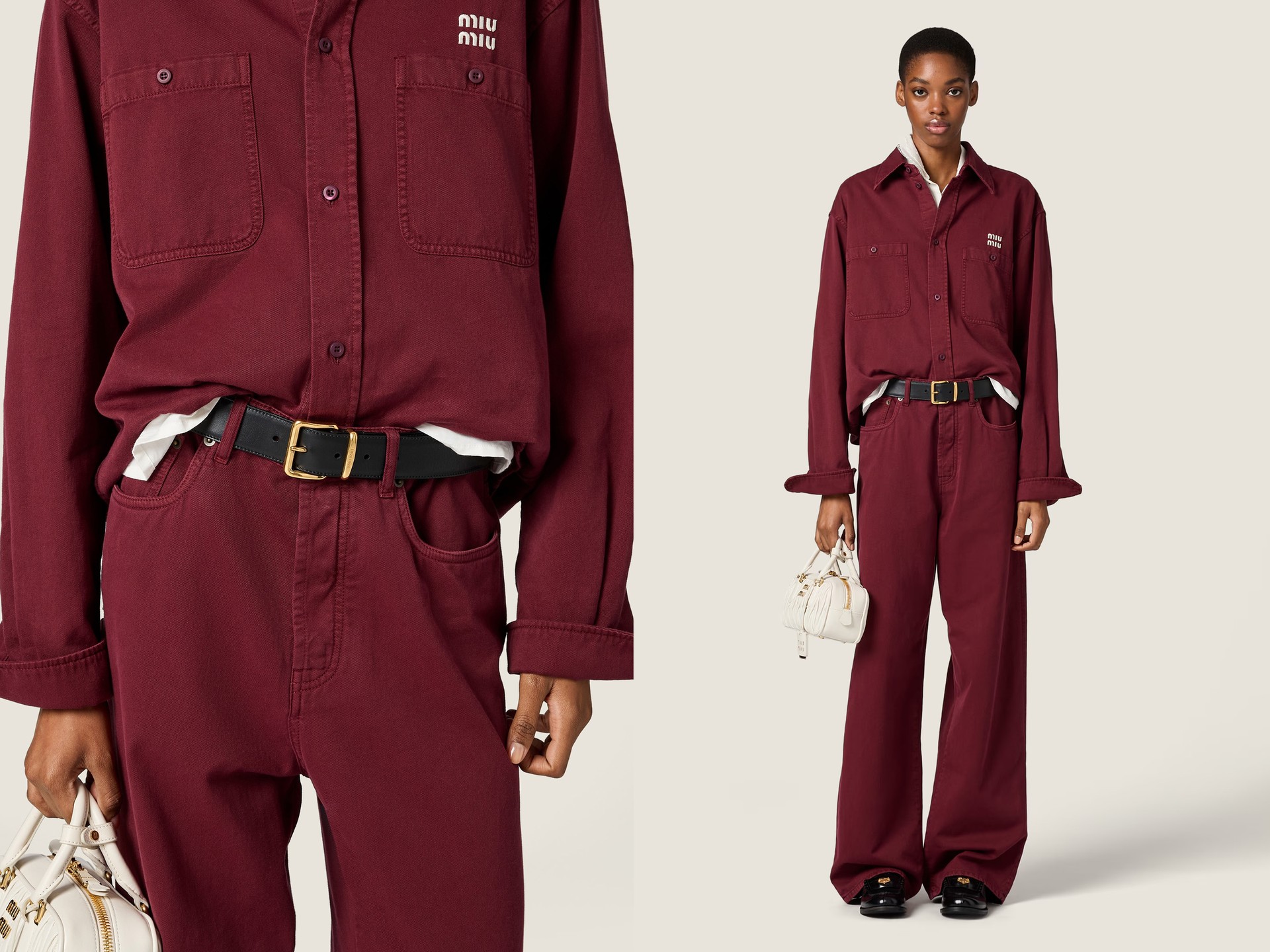 Light Denim Pants from Miu Miu