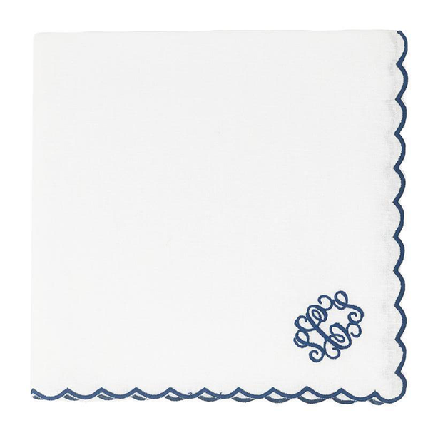 Scalloped Napkin from Initially London