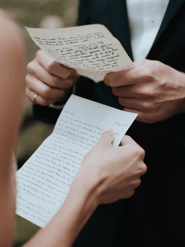 Writing Your Own Wedding Vows: The Dos & Don’ts