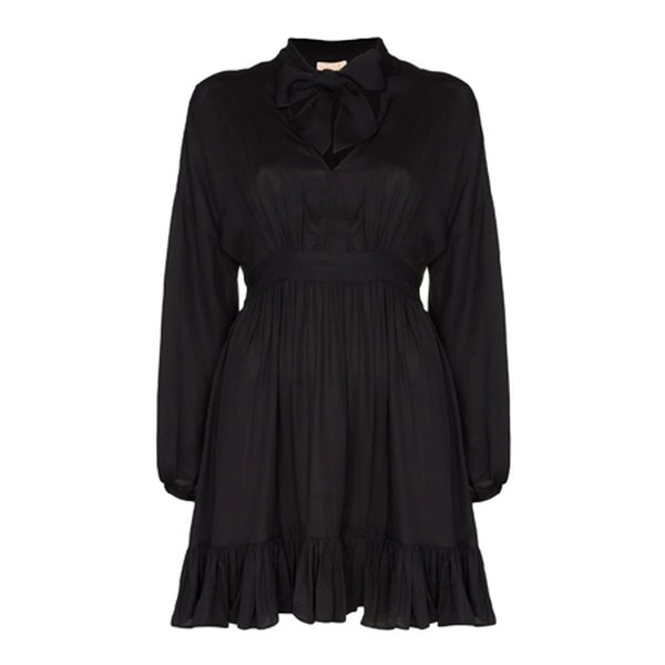 Pussy-Bow Mini Dress from ByTimo