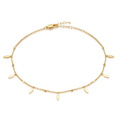 Gold Leaf Anklet from Missoma