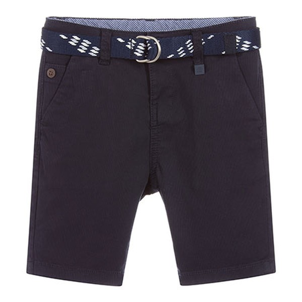 Navy Blue Cotton Shorts from Mayoral