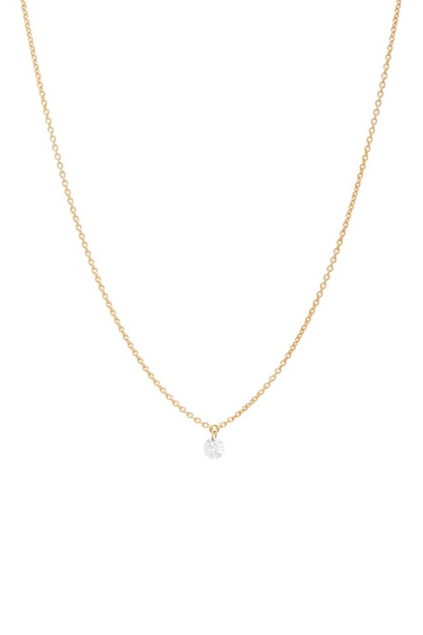 Single Floating Diamond Necklace from Roxanne First