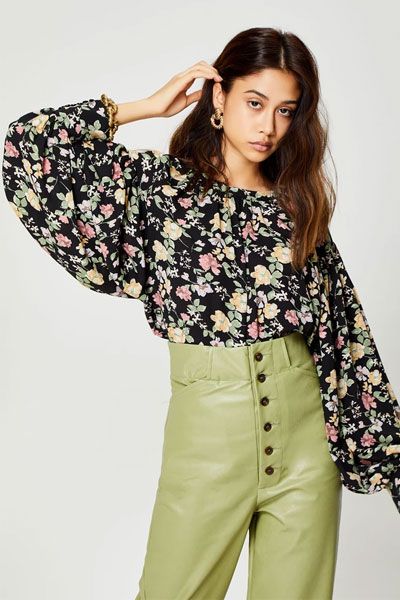 Flora Form Oversized Blouse