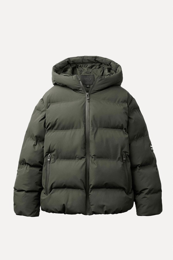 Water-Repellent Quilted Coat With Label from Zara