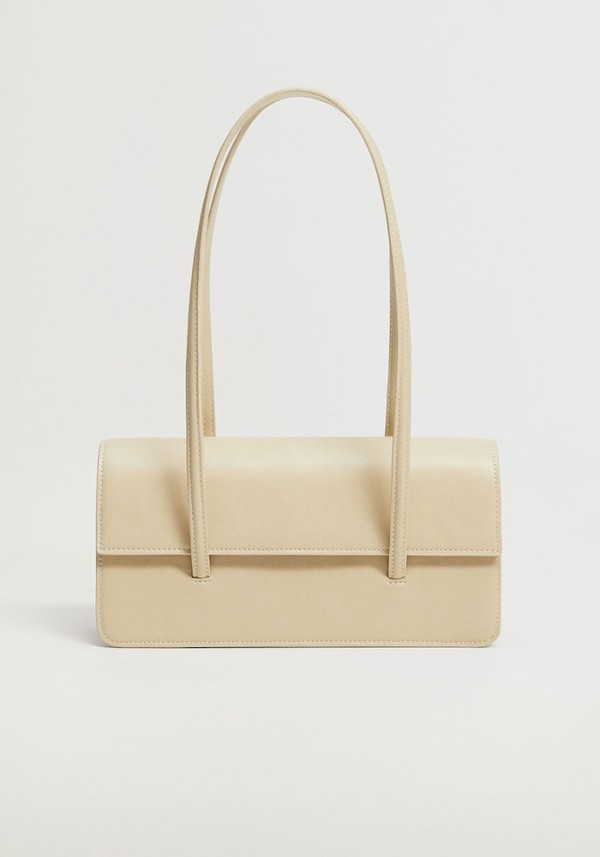 Double Handle Baguette Bag from Mango