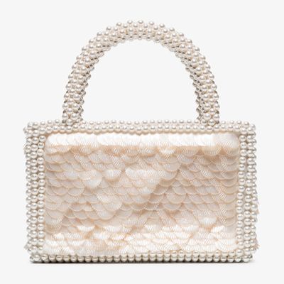 Beaded Shell Sequin Box Bag from Shrimps