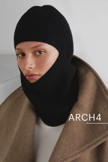 Ribbed Cashmere Balaclava, £185 | ARCH 4