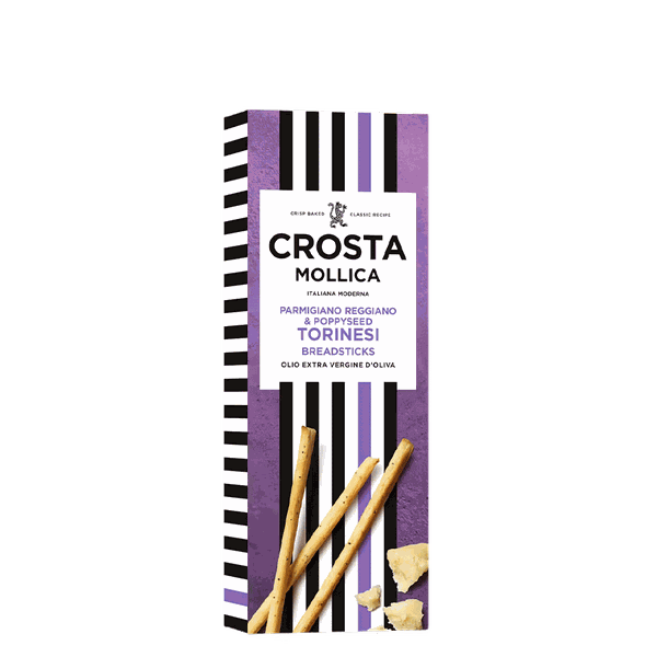 Torinesi Parmesan & Poppy Seed Breadsticks from Crosta & Mollica