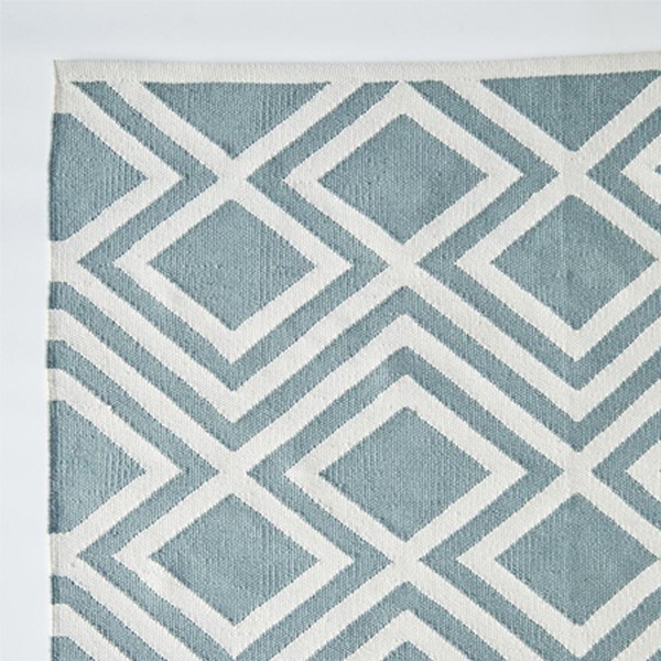 Teal Iris Rug