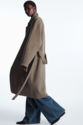 Oversized Double-Breasted Wool Coat from COS