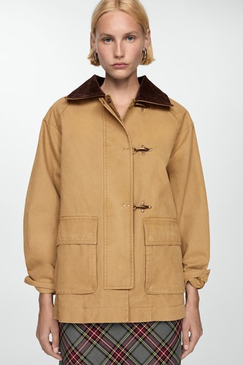 Cotton Parka With Pockets from Mango