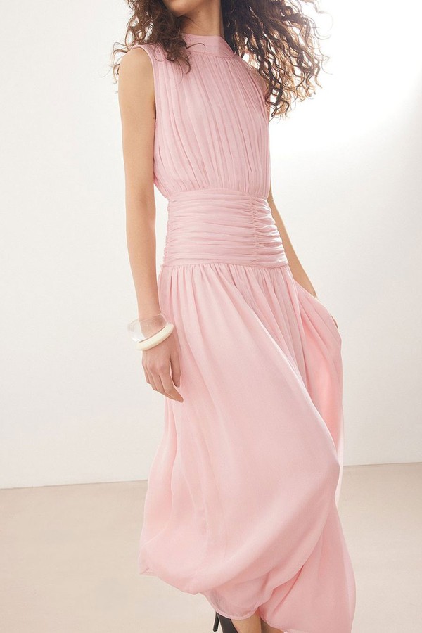Ruched Smock Maxi Dress from Na-kd